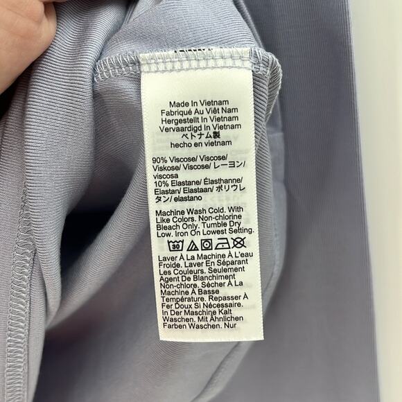 J. Crew Women's Refined rib long-sleeve polo shirt - Periwinkle - Medium - NWT - Picture 5 of 8